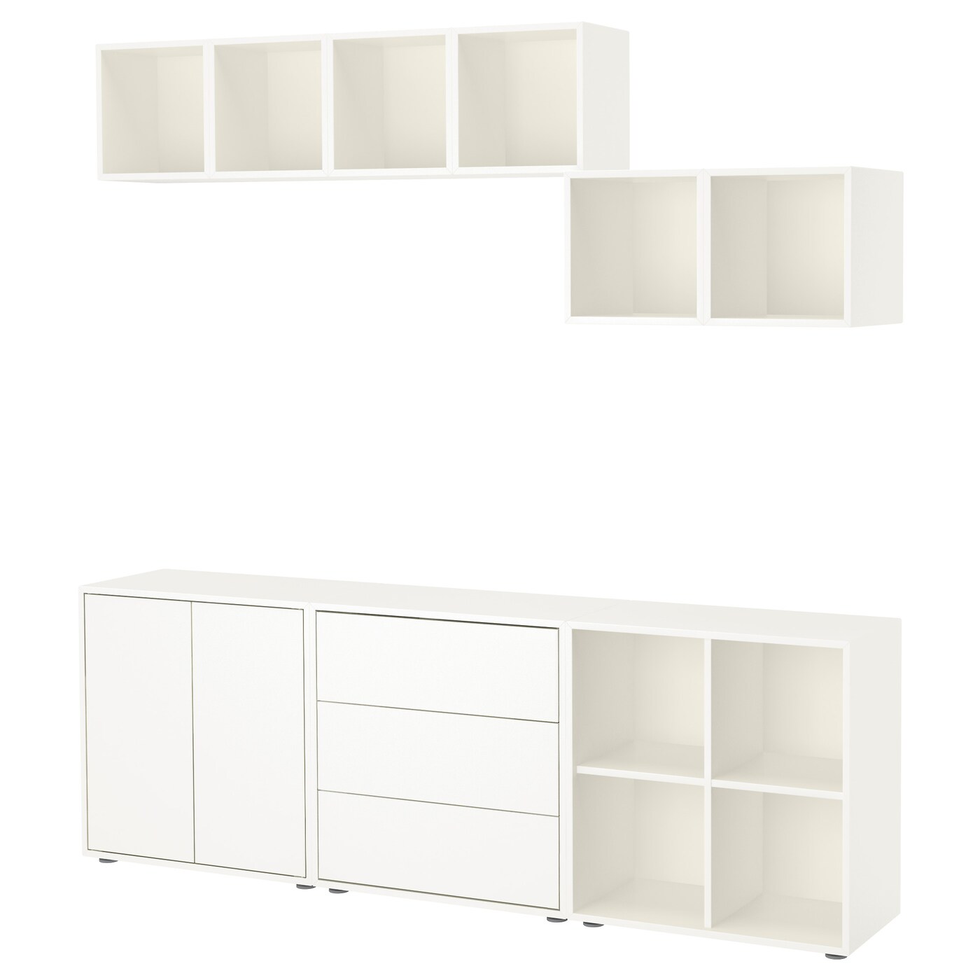 IKEA EKET エーケト EKET cabinet combination with feet white - IKEA