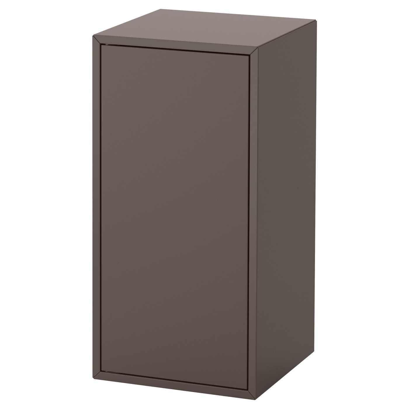 EKET cabinet w door and 1 shelf dark grey - IKEA