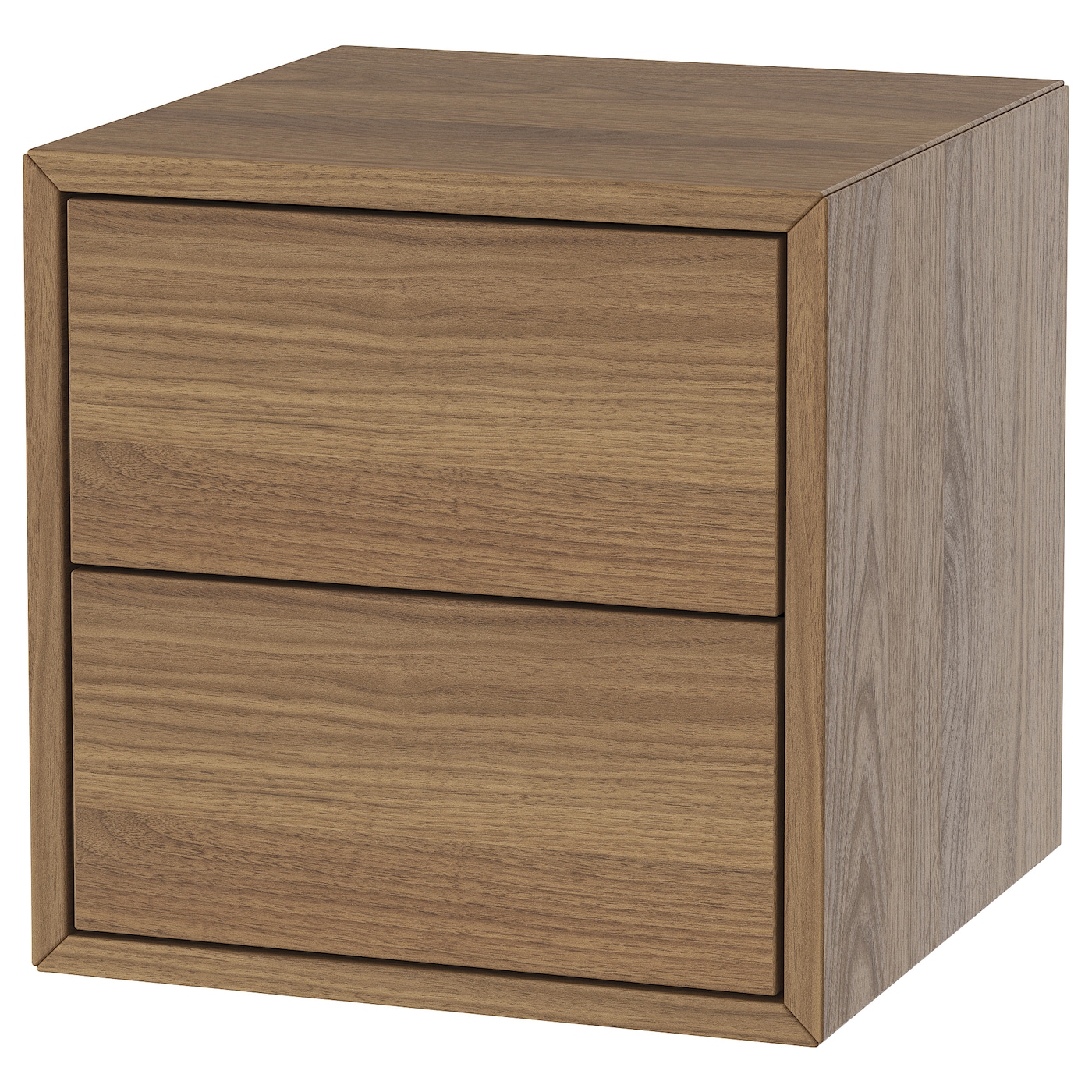 EKET cabinet with 2 drawers brown walnut effect - IKEA