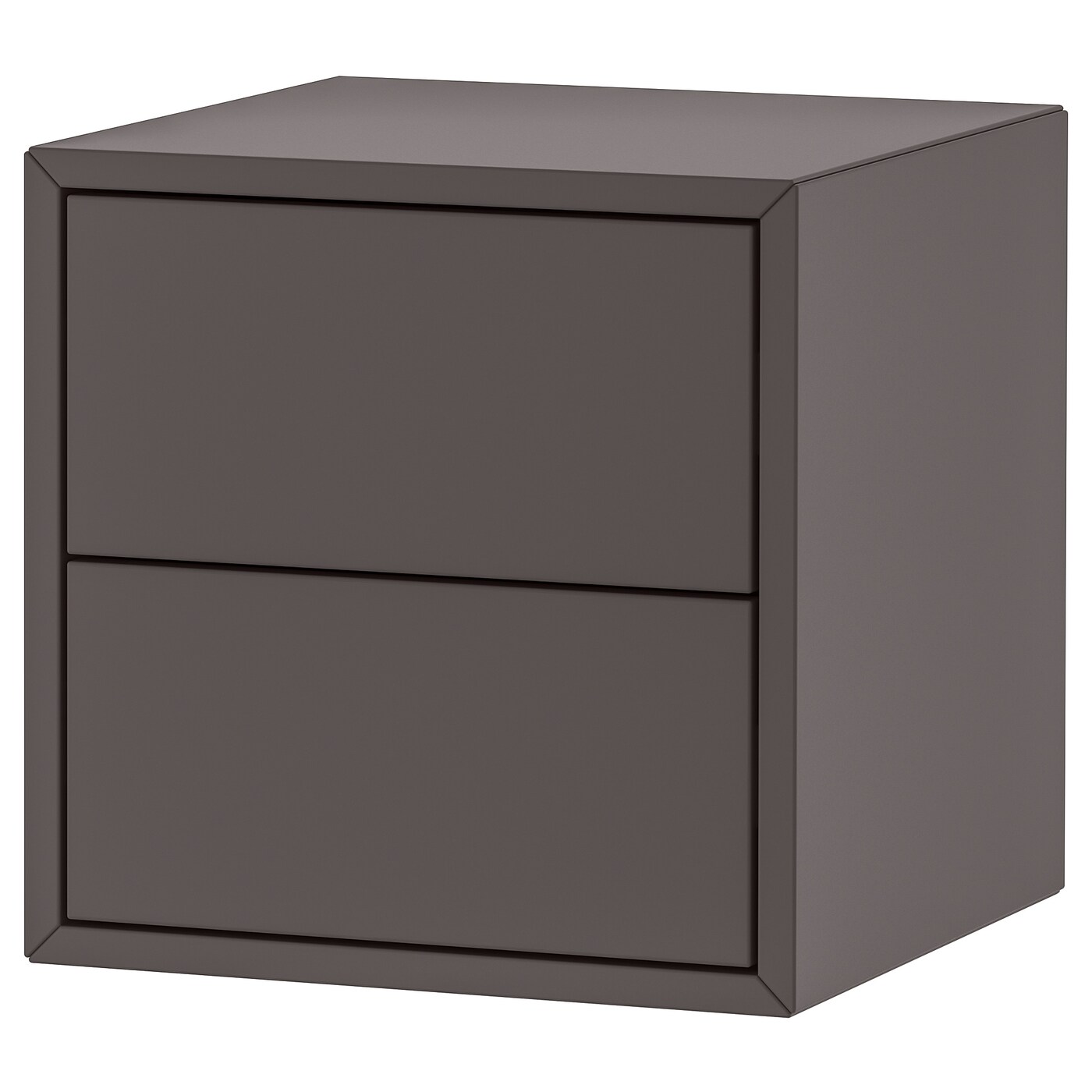 EKET cabinet with 2 drawers dark grey - IKEA
