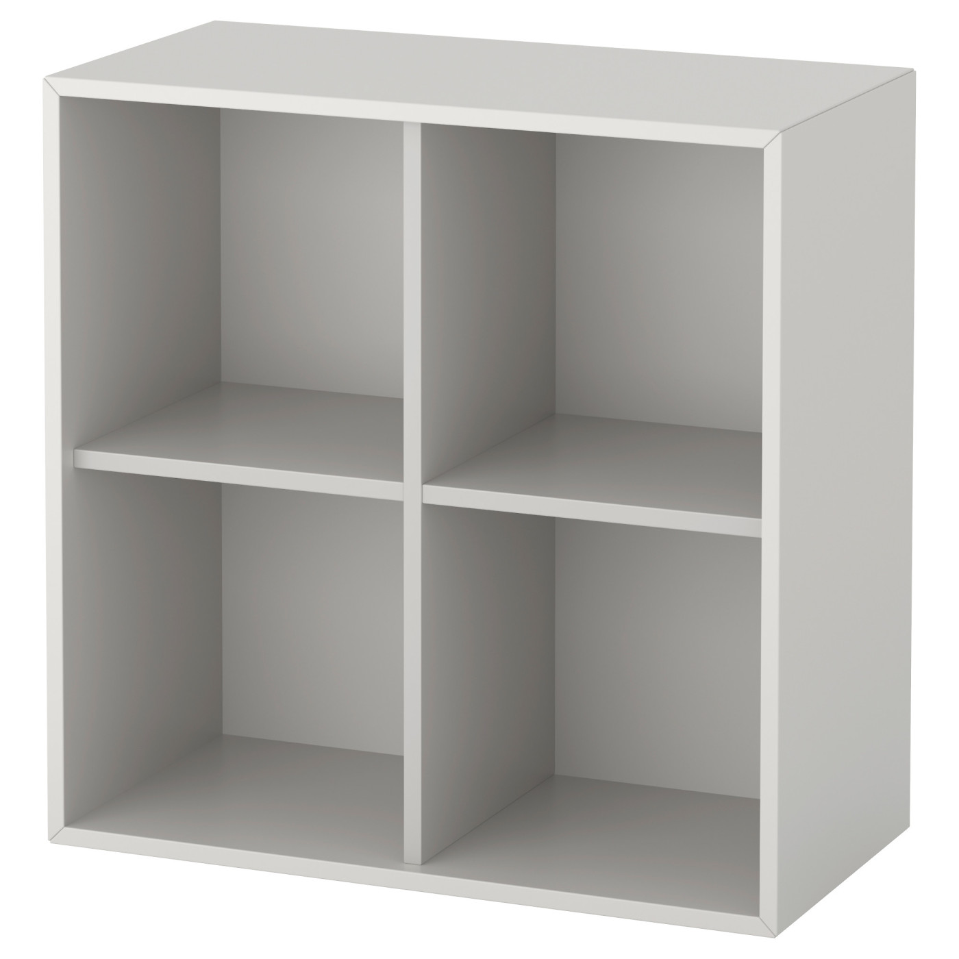 EKET cabinet with 4 compartments light grey - IKEA