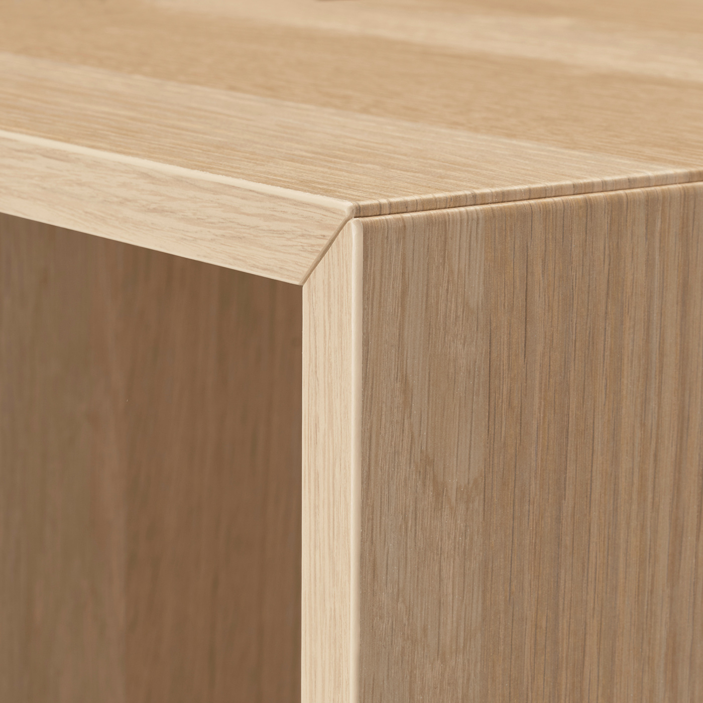 EKET cabinet with 4 compartments white stained oak effect - IKEA