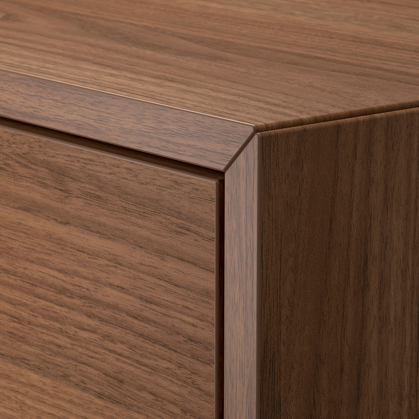 EKET cabinet with door brown walnut effect - IKEA