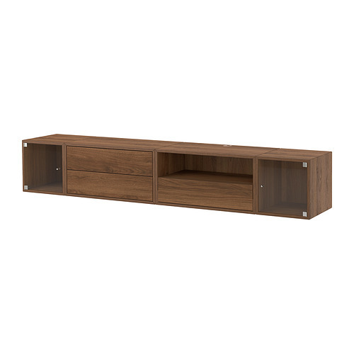 HAUGA TV/storage combination beige - IKEA