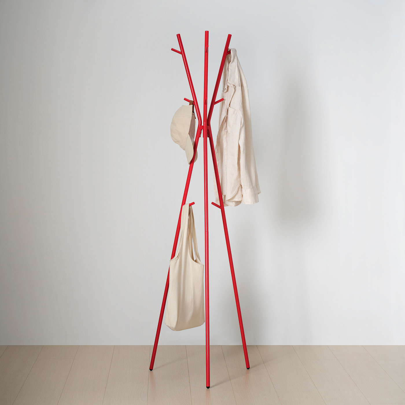EKRAR hat and coat stand bright red - IKEA