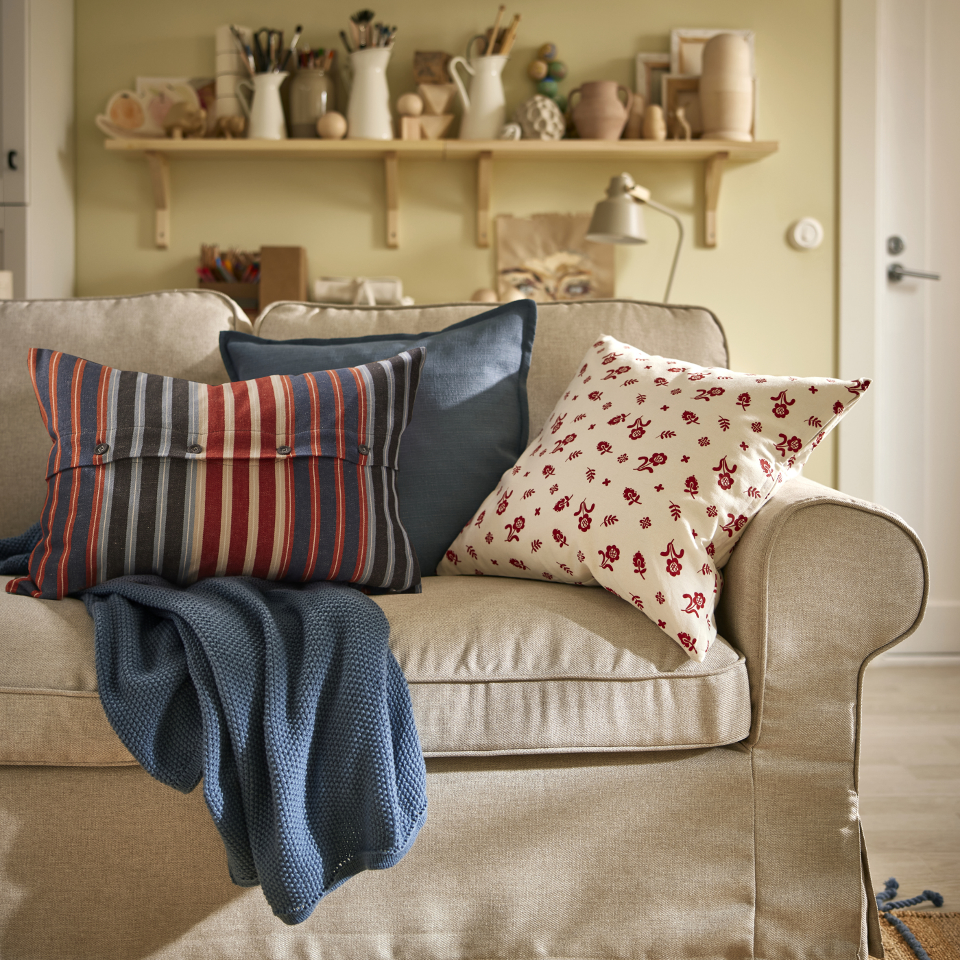 EKTORP 2-seat sofa Kilanda light beige - IKEA