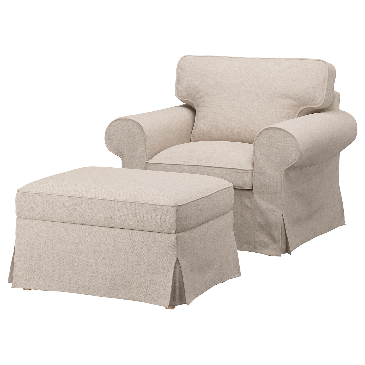 IKEA EKTORPオットマン 『元値19,900円』 EKTORP エークトルプ パーソナルチェア＆オットマン, キランダ