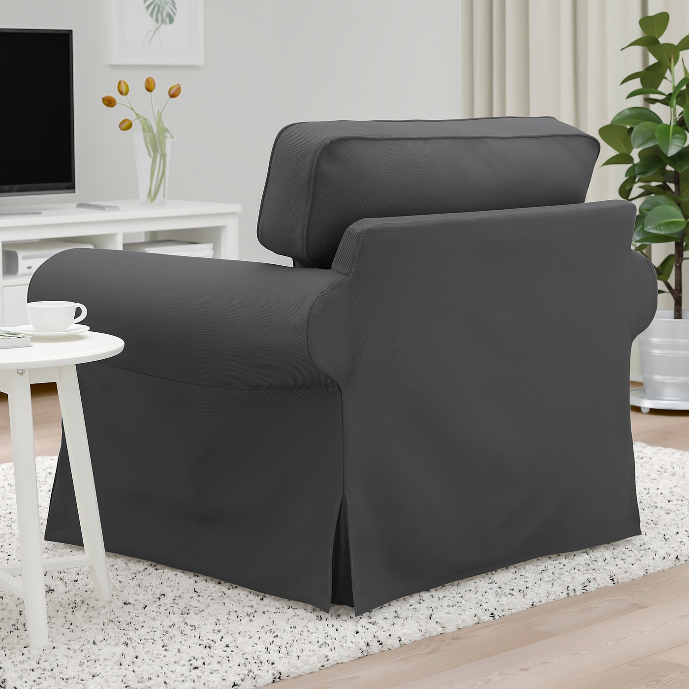 EKTORP armchair Hallarp grey IKEA