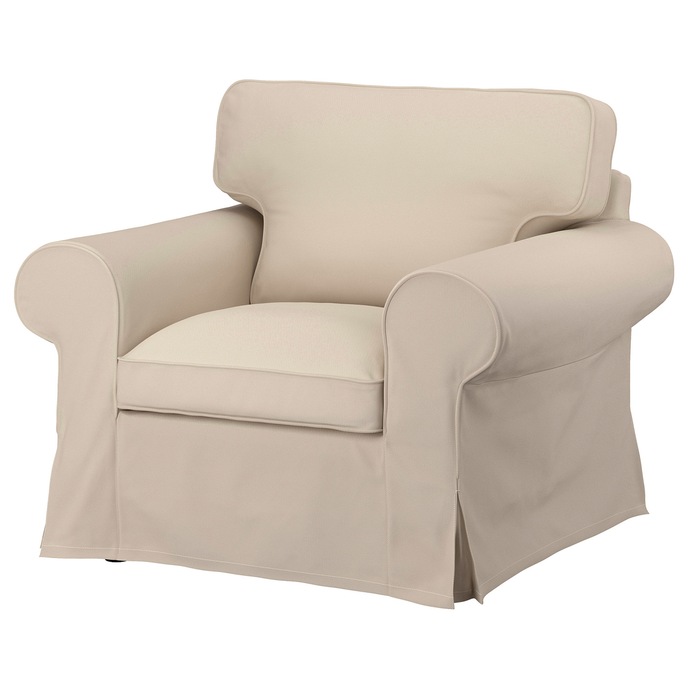 EKTORP cover for armchair Hallarp beige - IKEA
