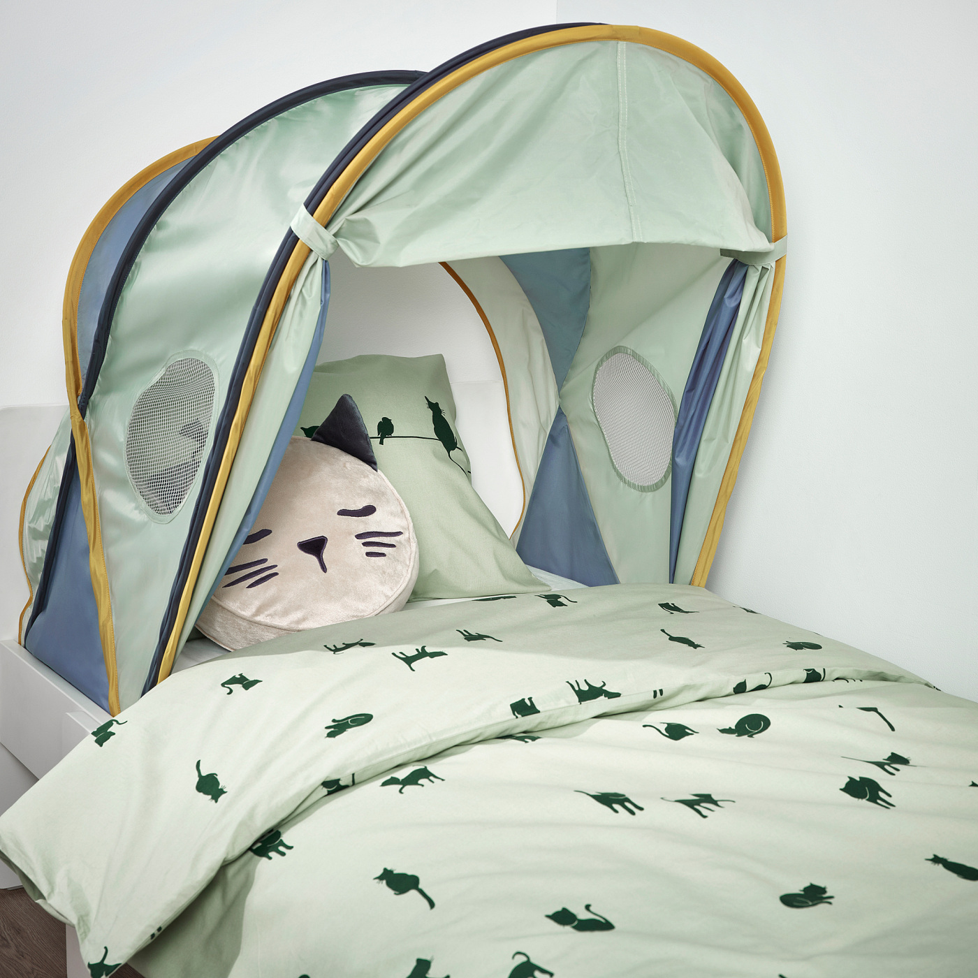 TenTen様　IKEAベッド ELDFLUGA bed tent blue/green - IKEA