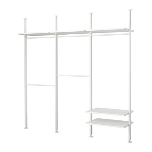 BOAXEL / LAGKAPTEN shelving unit with table top white - IKEA