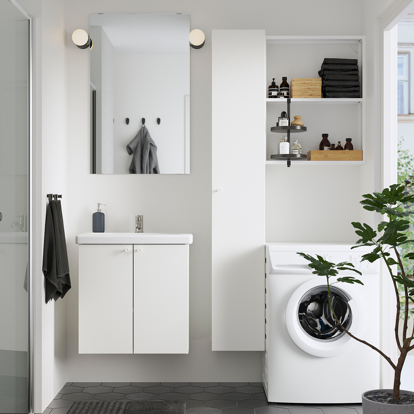 ENHET bathroom white - IKEA