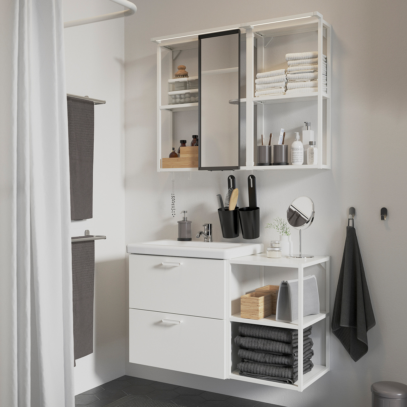 ENHET bathroom white - IKEA