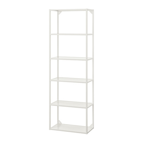 ENHET high fr w shelves white - IKEA
