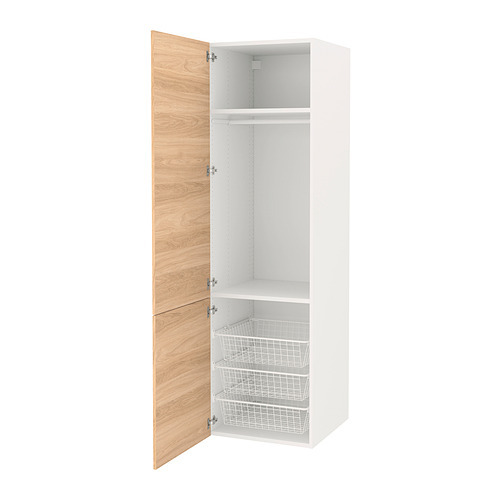 HÄLLAN storage combination with doors white - IKEA