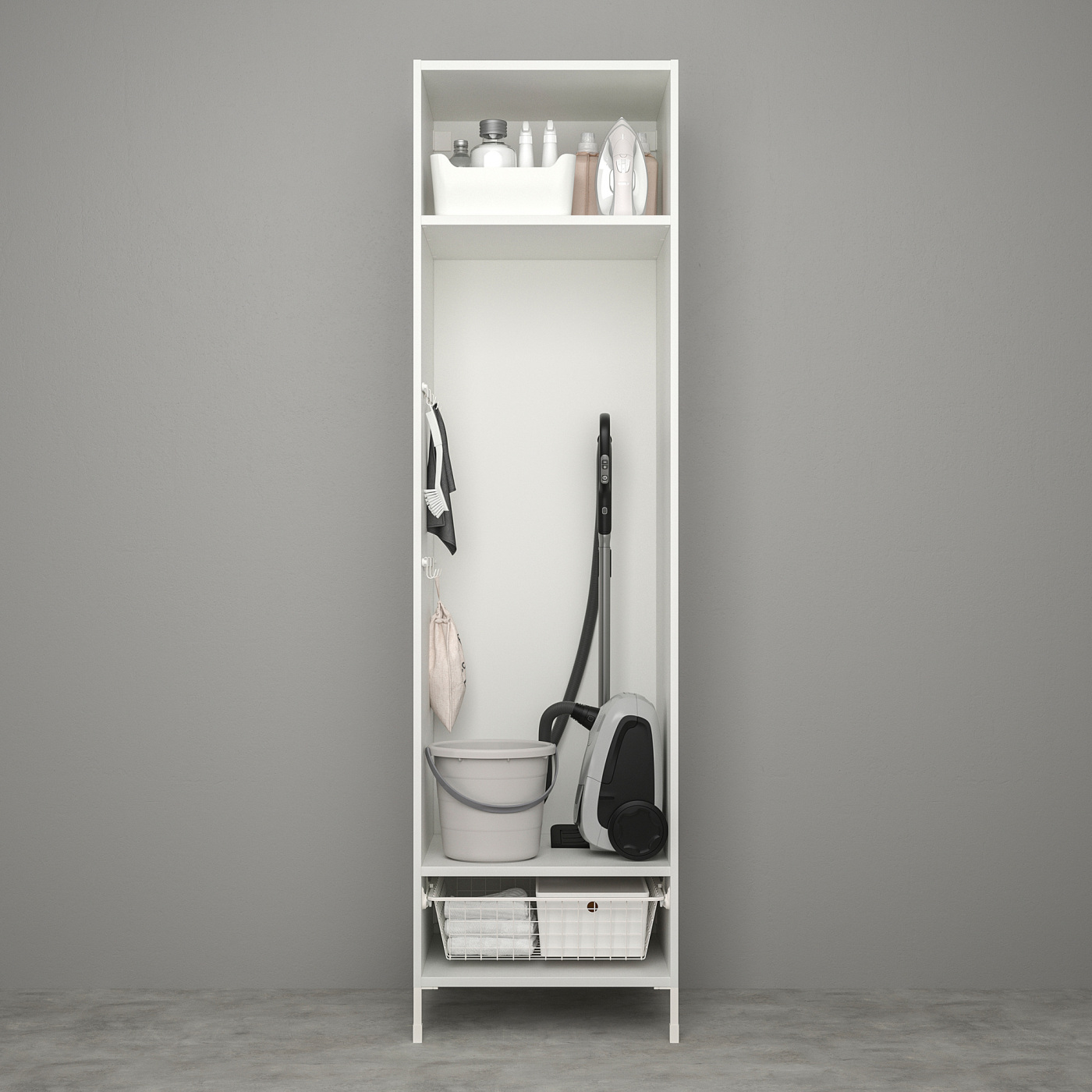 IKEページ ENHET storage combination white/pale grey-green - IKEA