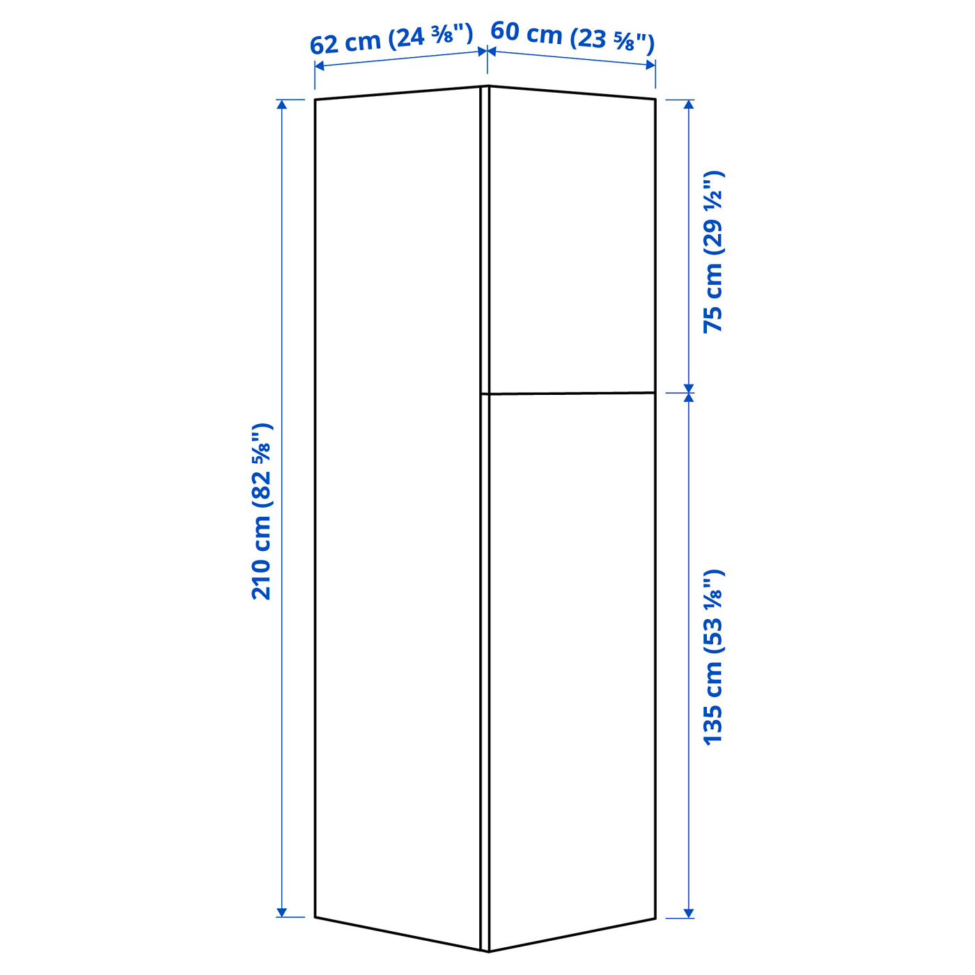 ENHET storage combination white/pale grey-green - IKEA