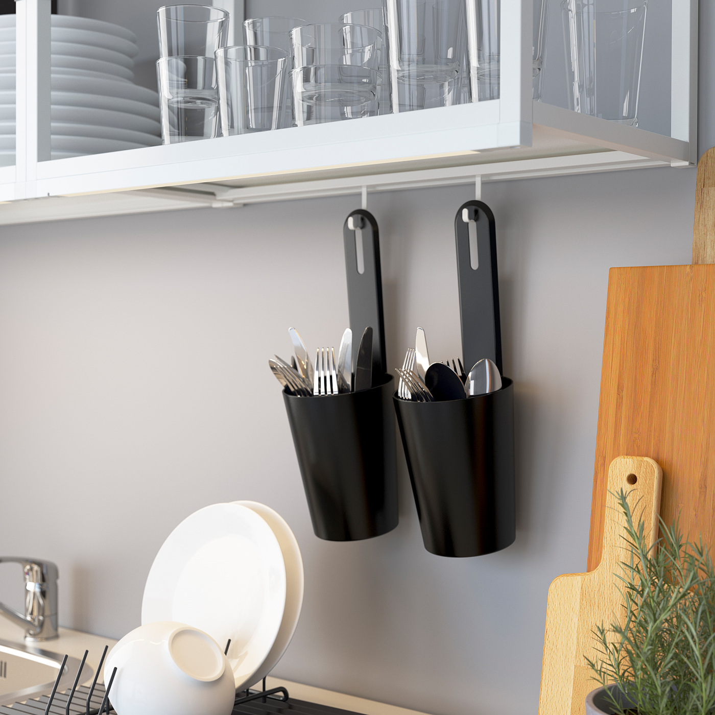 ENHET wall frame with shelves white - IKEA