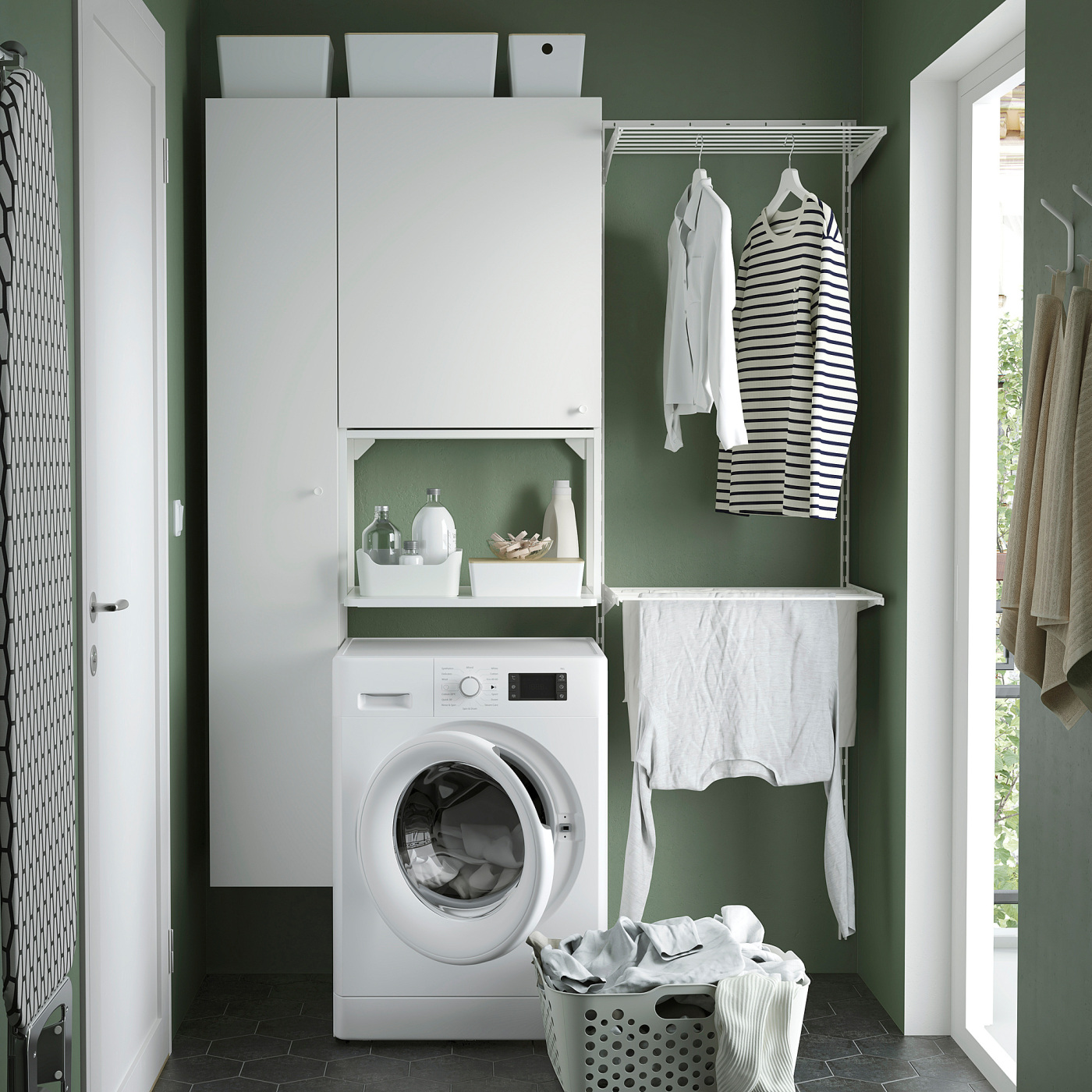 ENHET wall shelf frame white - IKEA