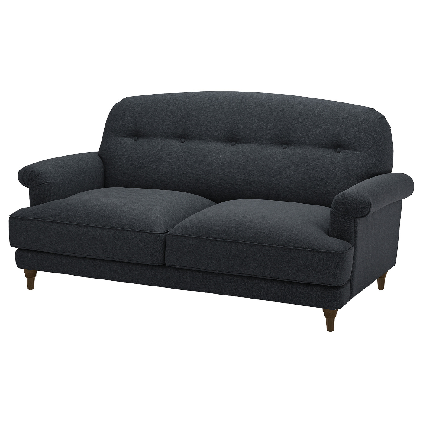 ESSEBODA 2-seat sofa Knäbäck anthracite/brown - IKEA