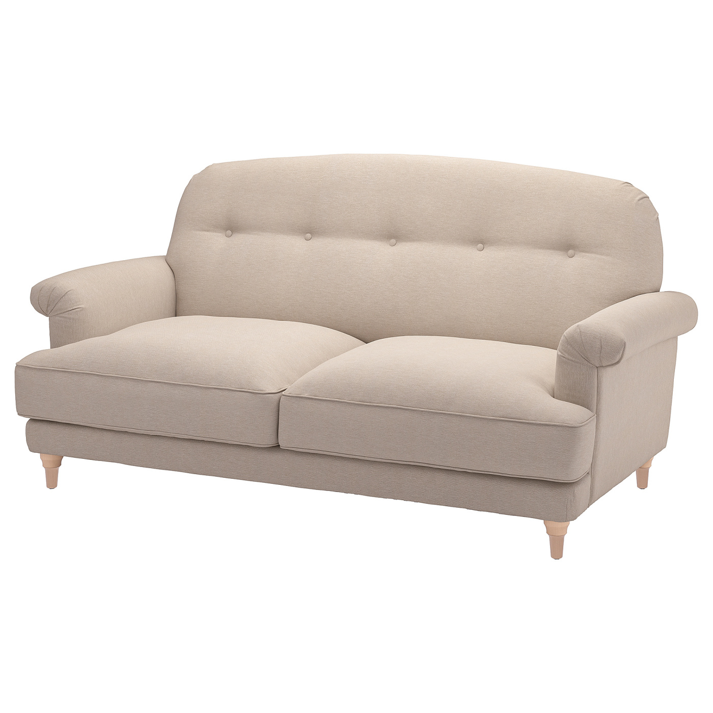 ESSEBODA 2-seat sofa Knäbäck/light beige birch - IKEA