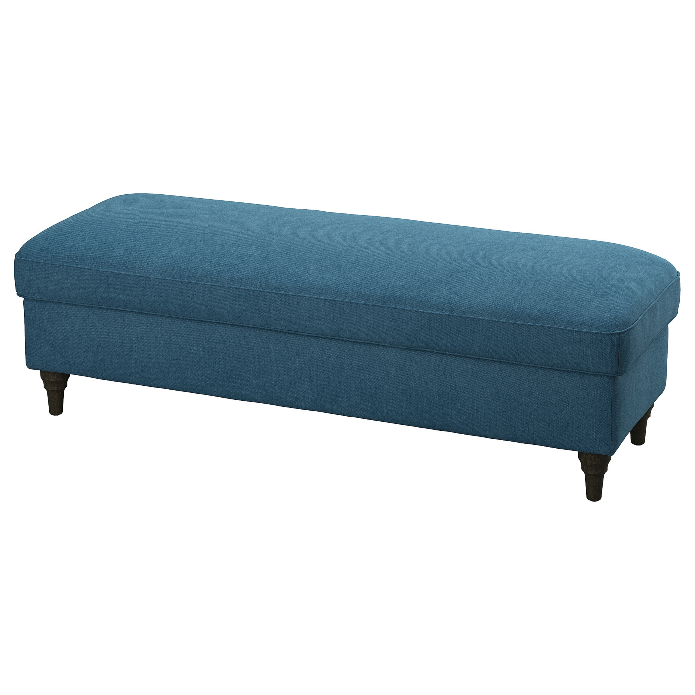 ESSEBODA bench with storage Tallmyra blue/brown - IKEA