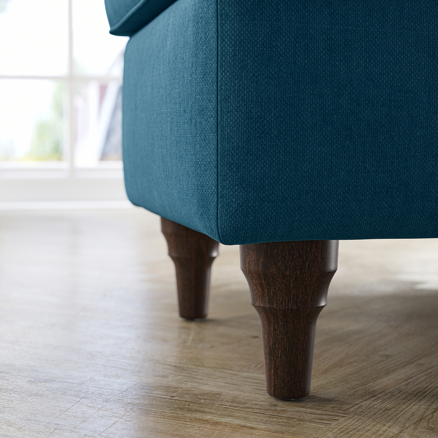 ESSEBODA bench with storage Tallmyra blue/brown - IKEA