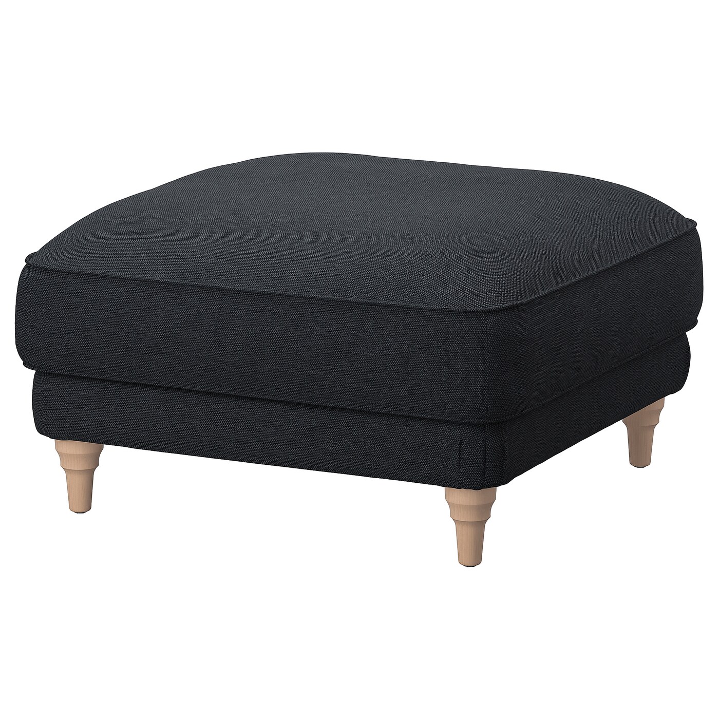 IKEAのファブリックオットマン ESSEBODA footstool Knäbäck/anthracite birch - IKEA