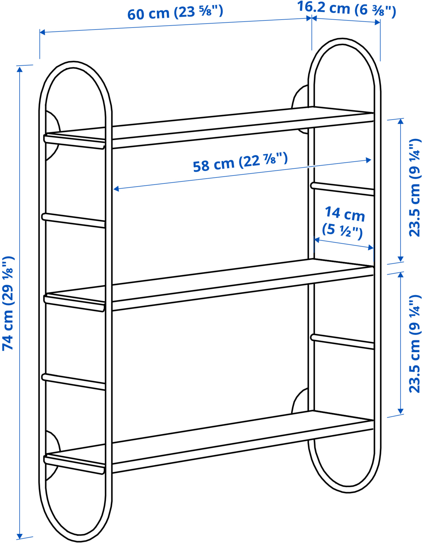 FÄRGSÄTTARE wall shelf combination green - IKEA