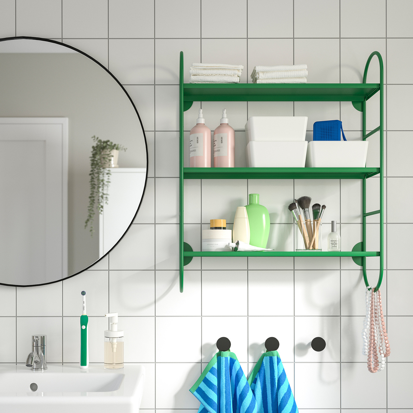 FÄRGSÄTTARE wall shelf green - IKEA