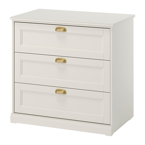 TYSSEDAL chest of 4 drawers white - IKEA