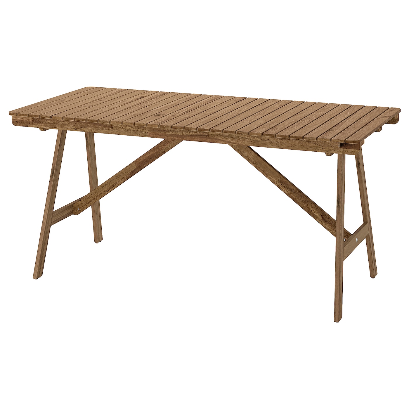 FALHOLMEN table outdoor light brown stained IKEA