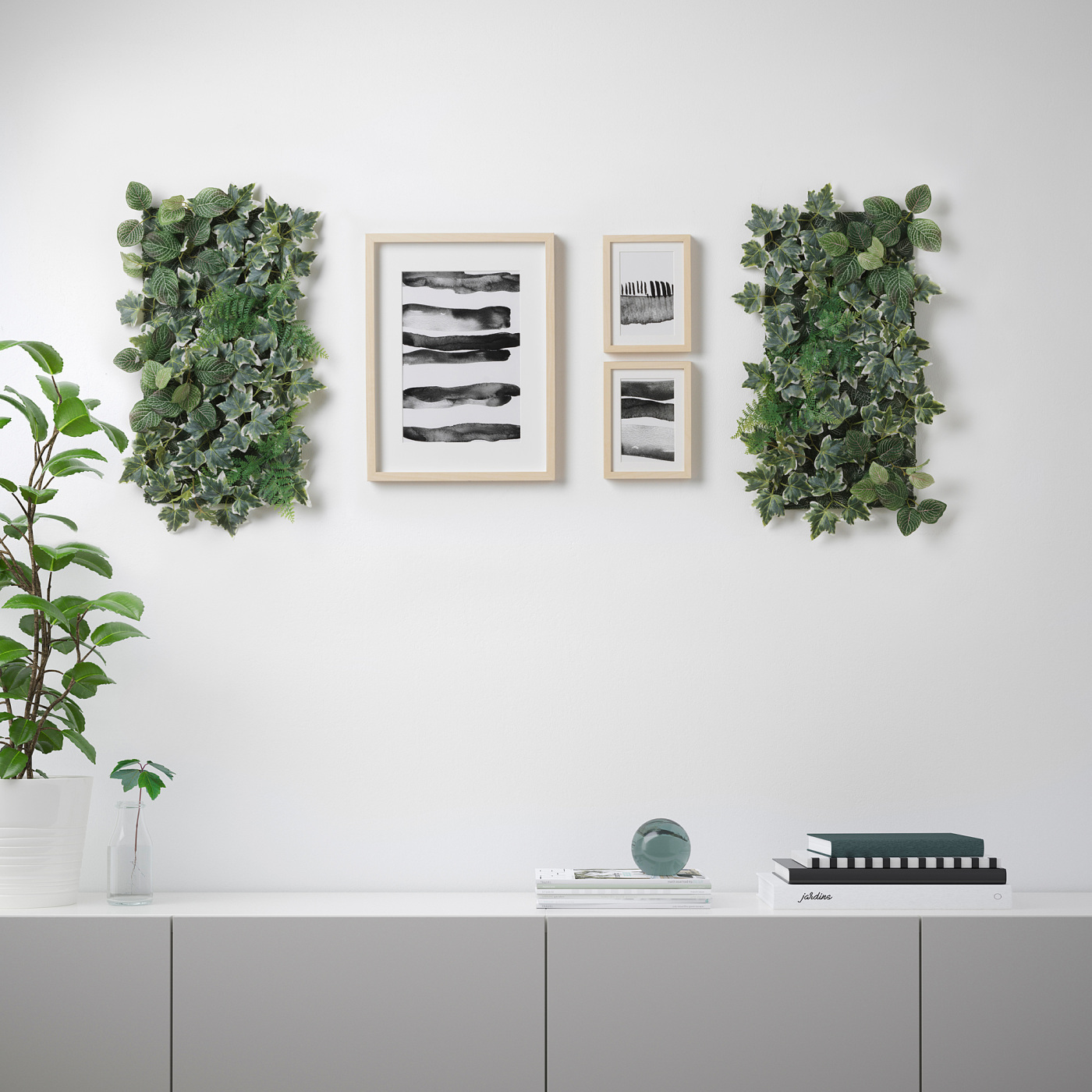 FEJKA artificial plant wall mounted/in/outdoor green - IKEA