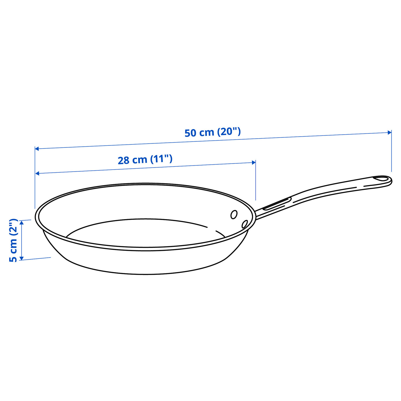 FINMAT frying pan copper/stainless steel - IKEA