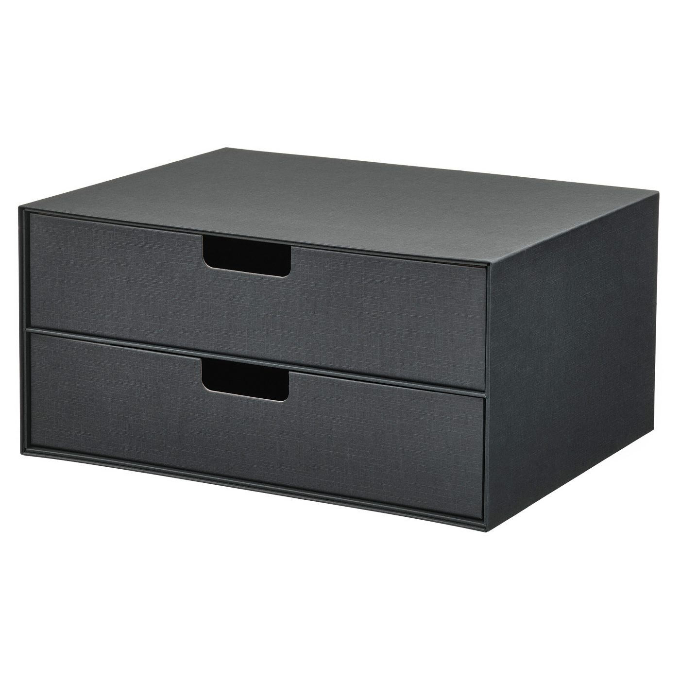 FJÄDERHARV mini chest with 2 drawers anthracite - IKEA