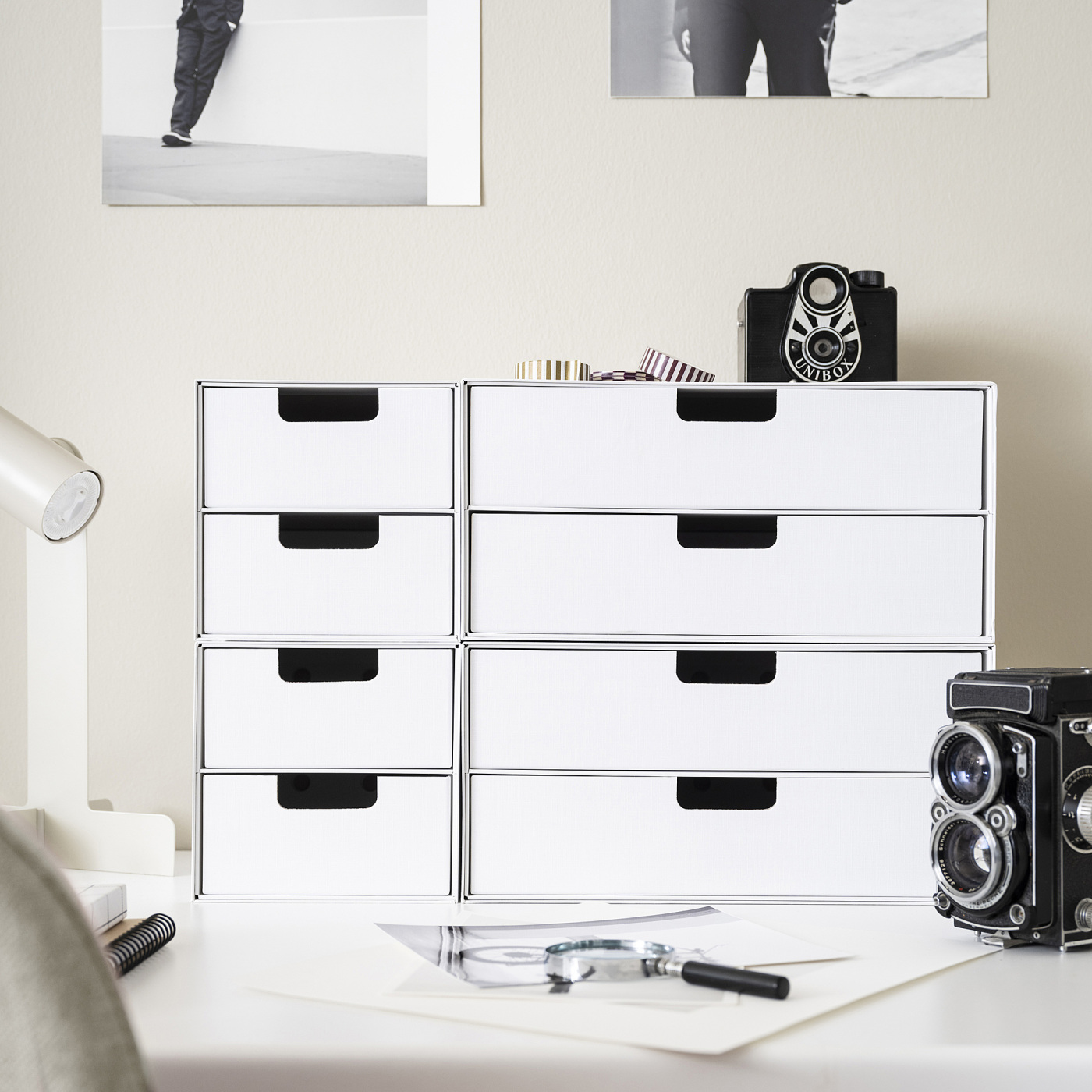 FJÄDERHARV mini chest with 2 drawers white - IKEA