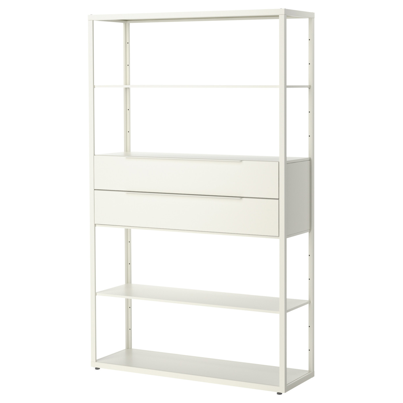 FJÄLKINGE shelving unit with drawers white - IKEA