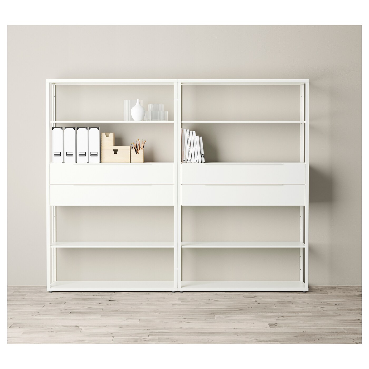IKEA ラック 引き出し　FJÄLKINGE FJÄLKINGE drawer unit with 2 drawers white - IKEA