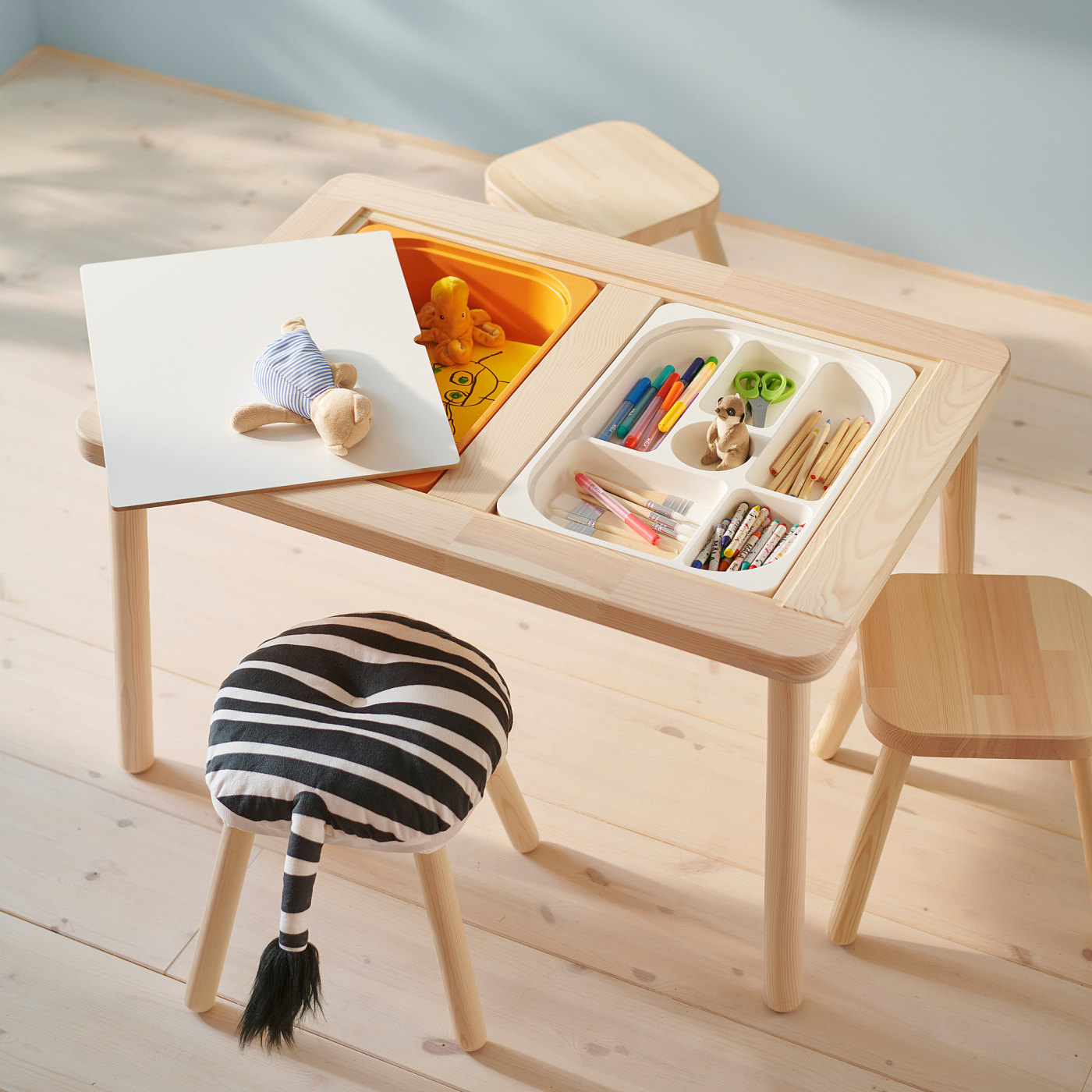 FLISAT children's stool pine - IKEA