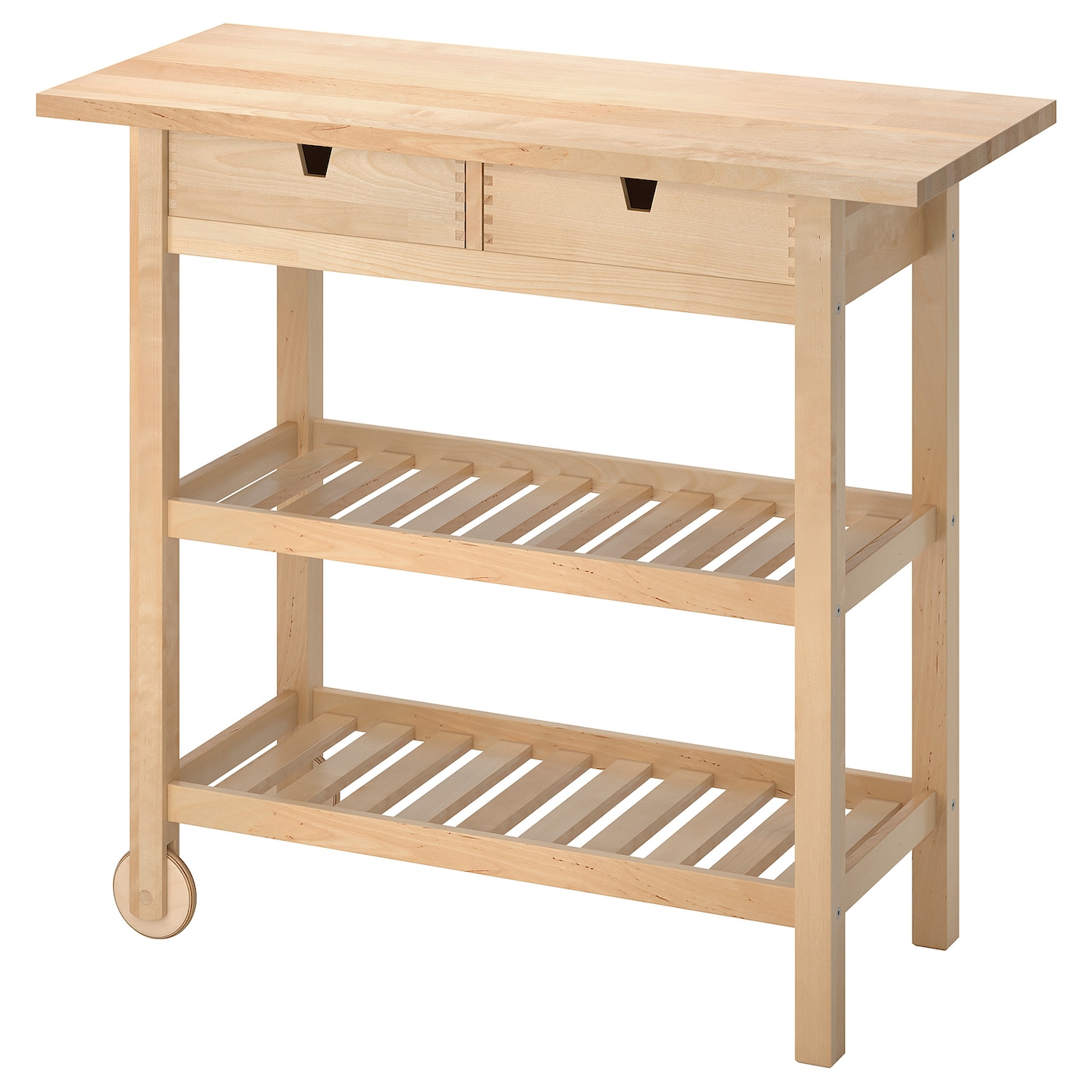 FÖRHÖJA kitchen trolley birch - IKEA