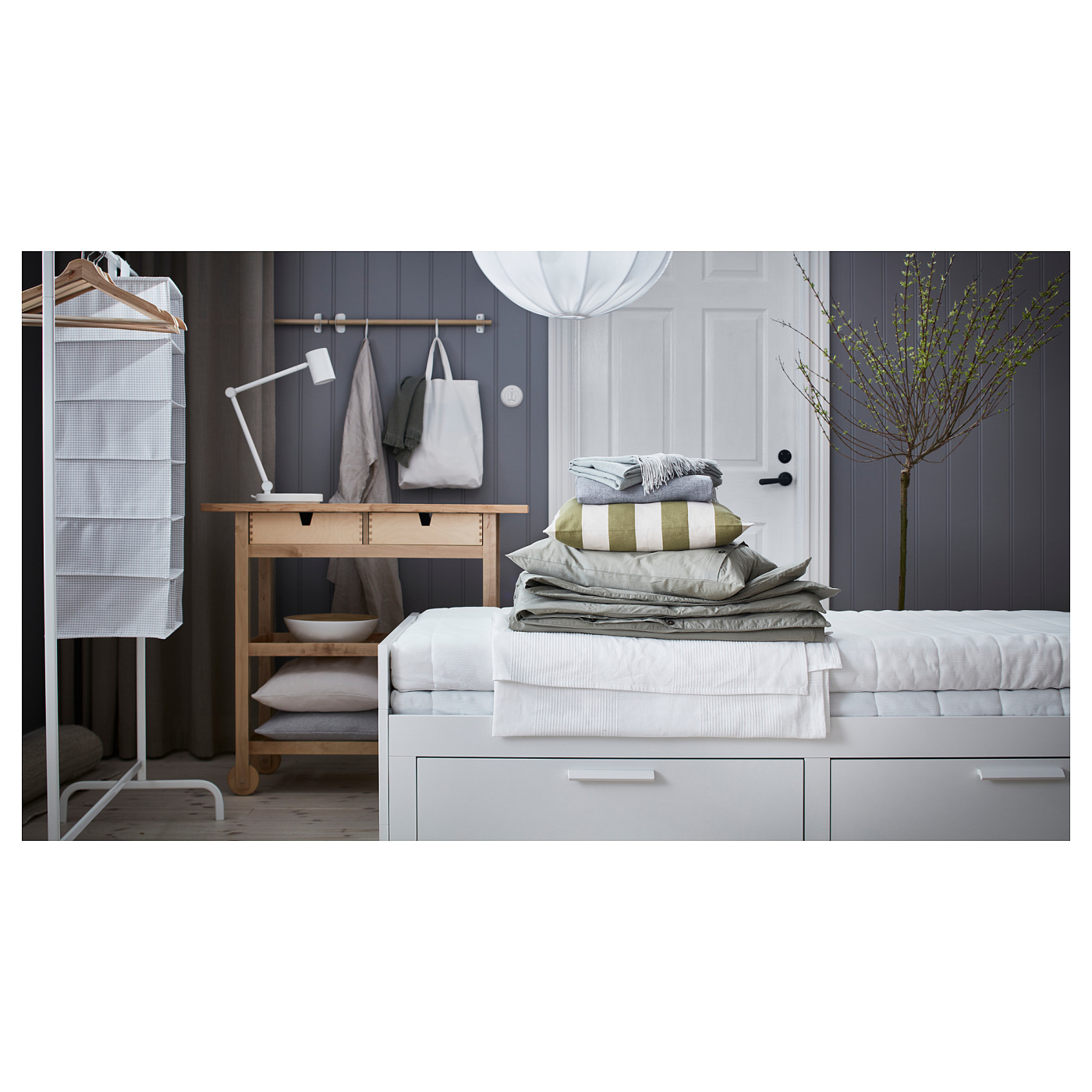 FÖRHÖJA kitchen trolley birch - IKEA