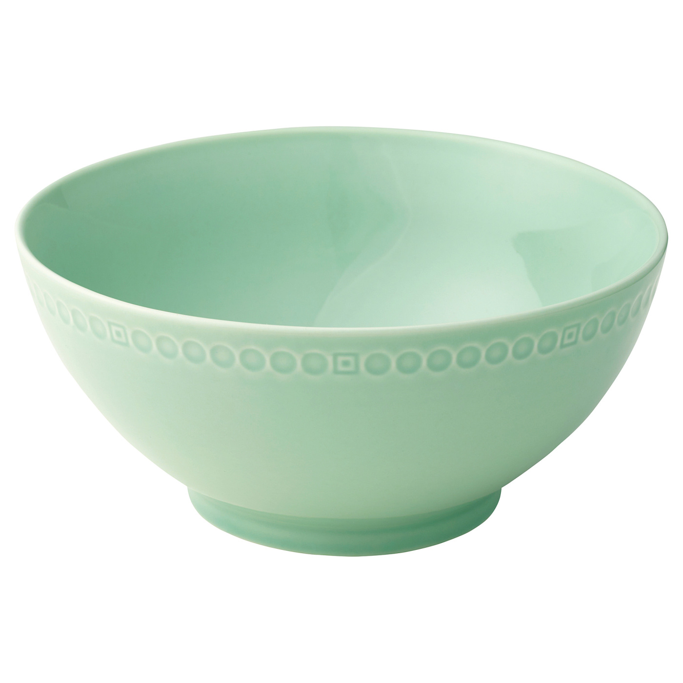 FÖSSTA bowl green medallion pattern - IKEA