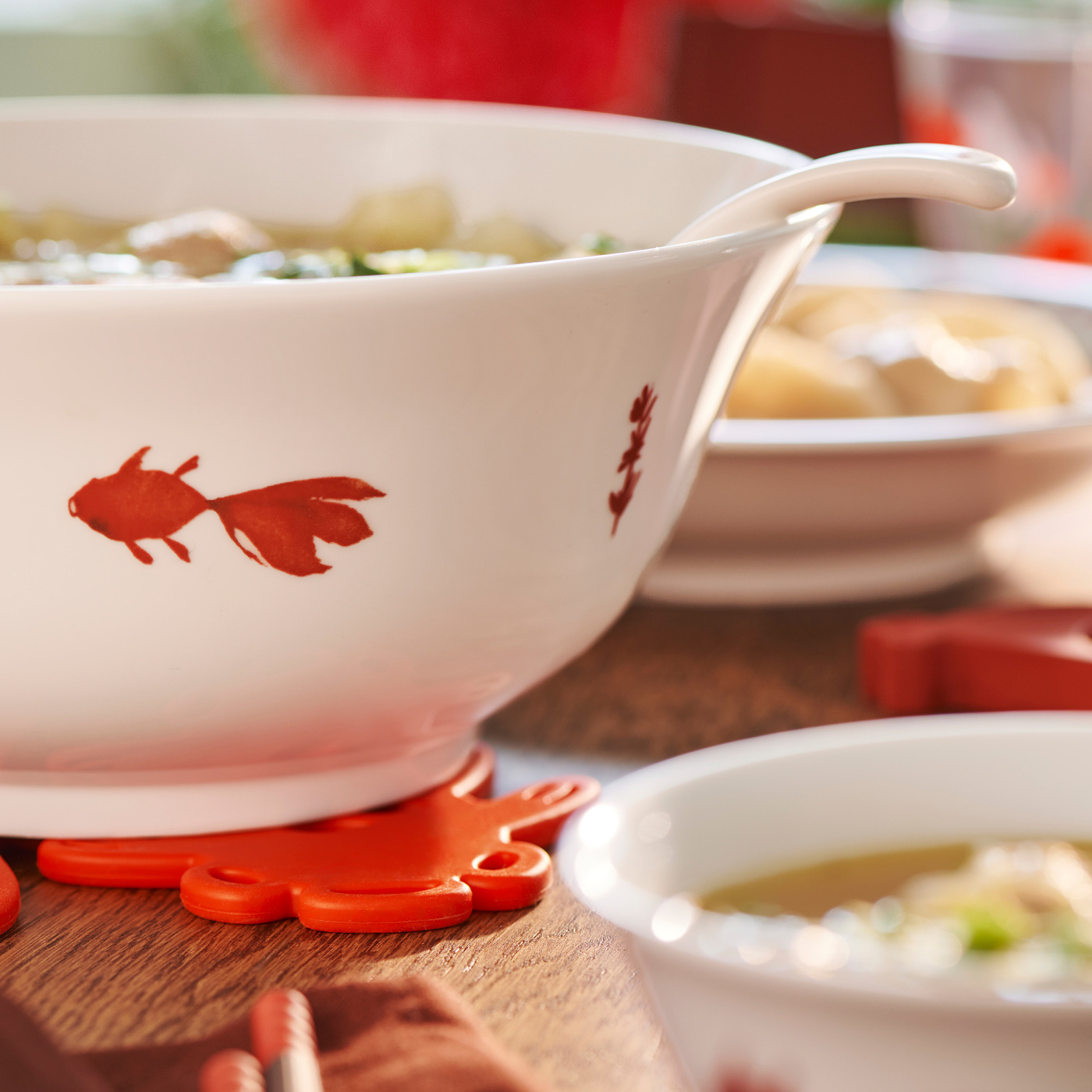 FÖSSTA serving bowl goldfish - IKEA