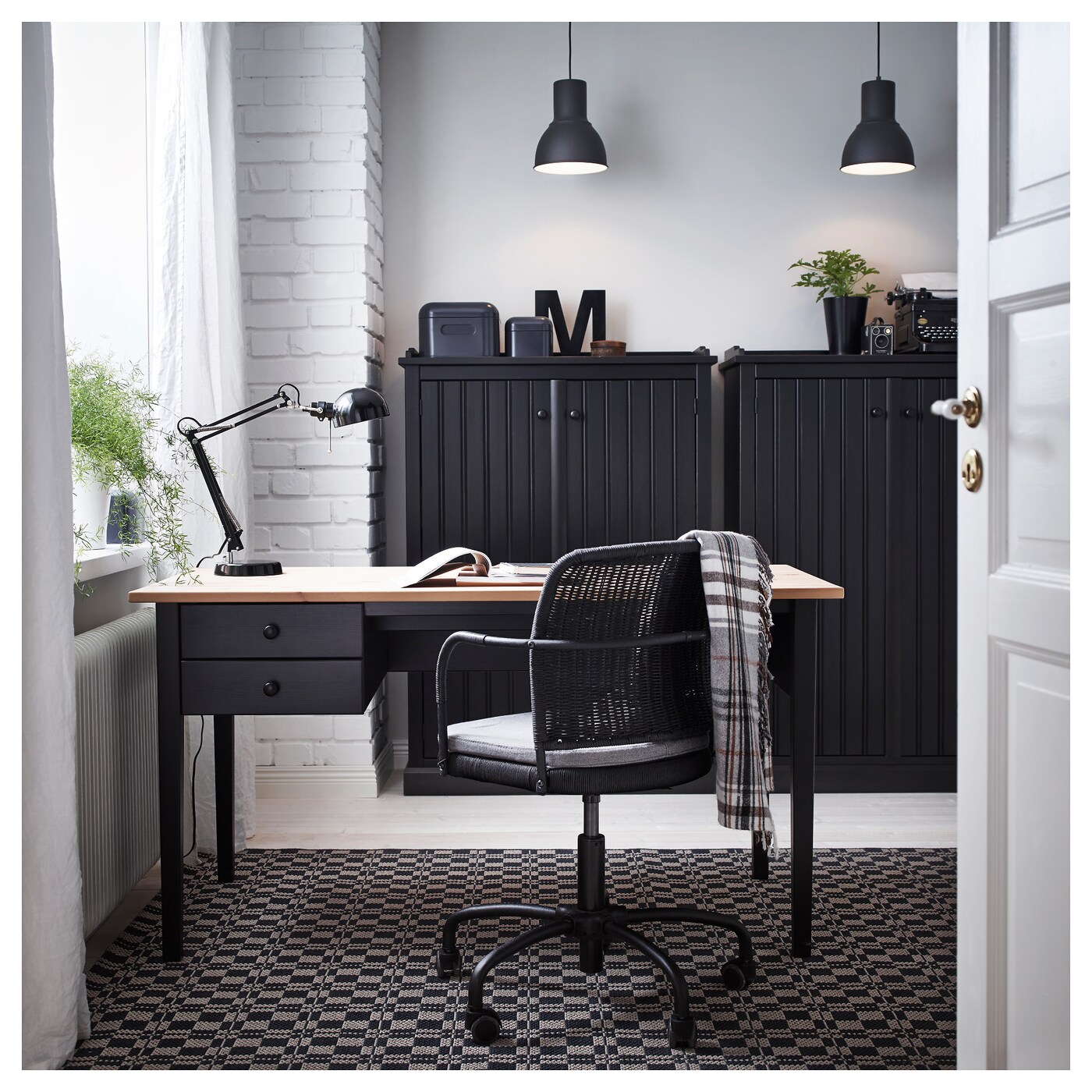 FORSÅ work lamp black - IKEA