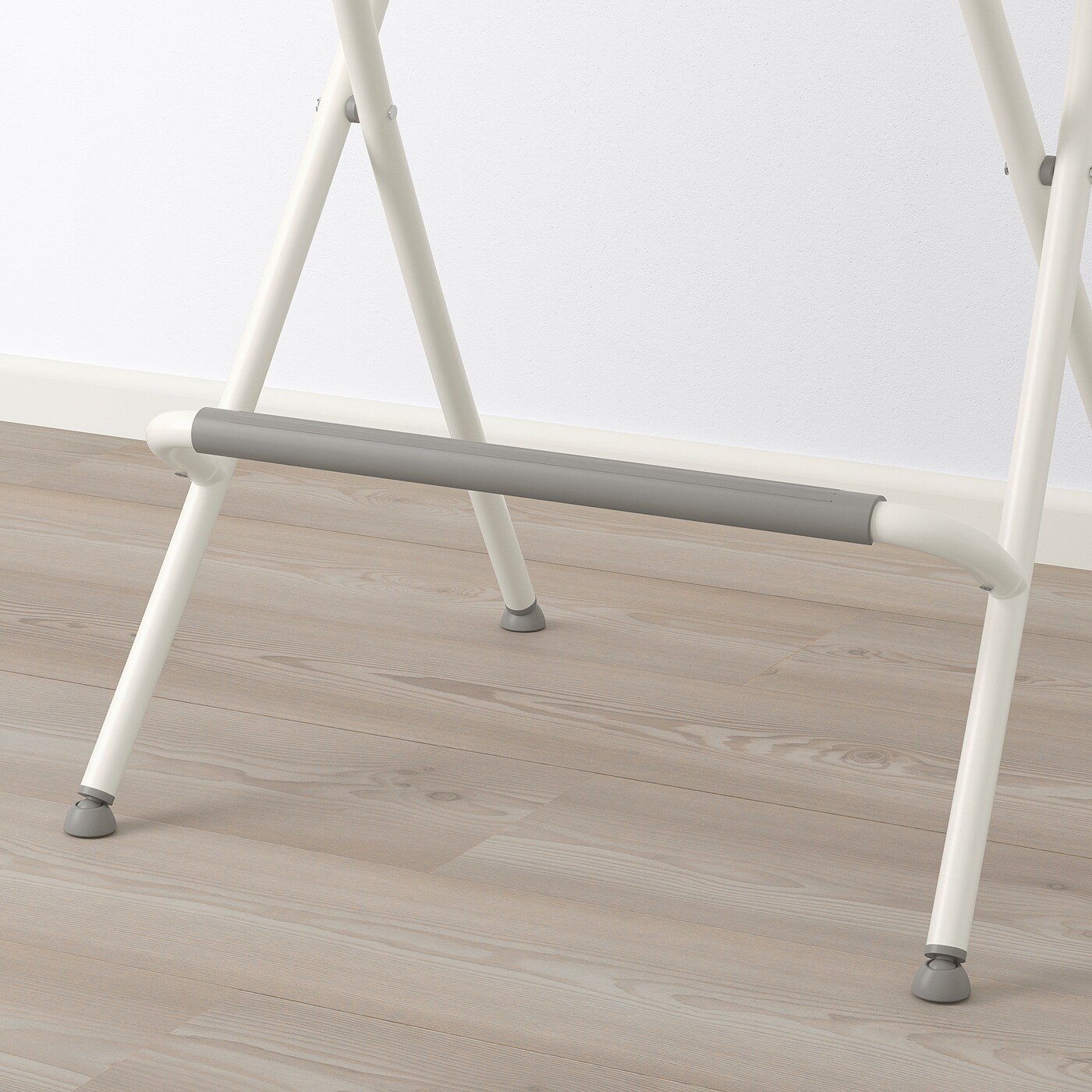 FRANKLIN bar stool with backrest, foldable black/black - IKEA