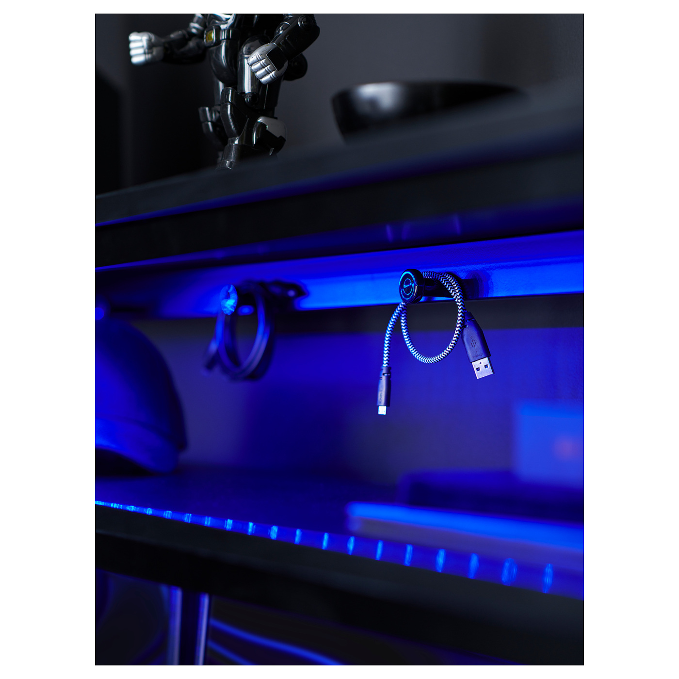 FREDDE gaming desk black - IKEA