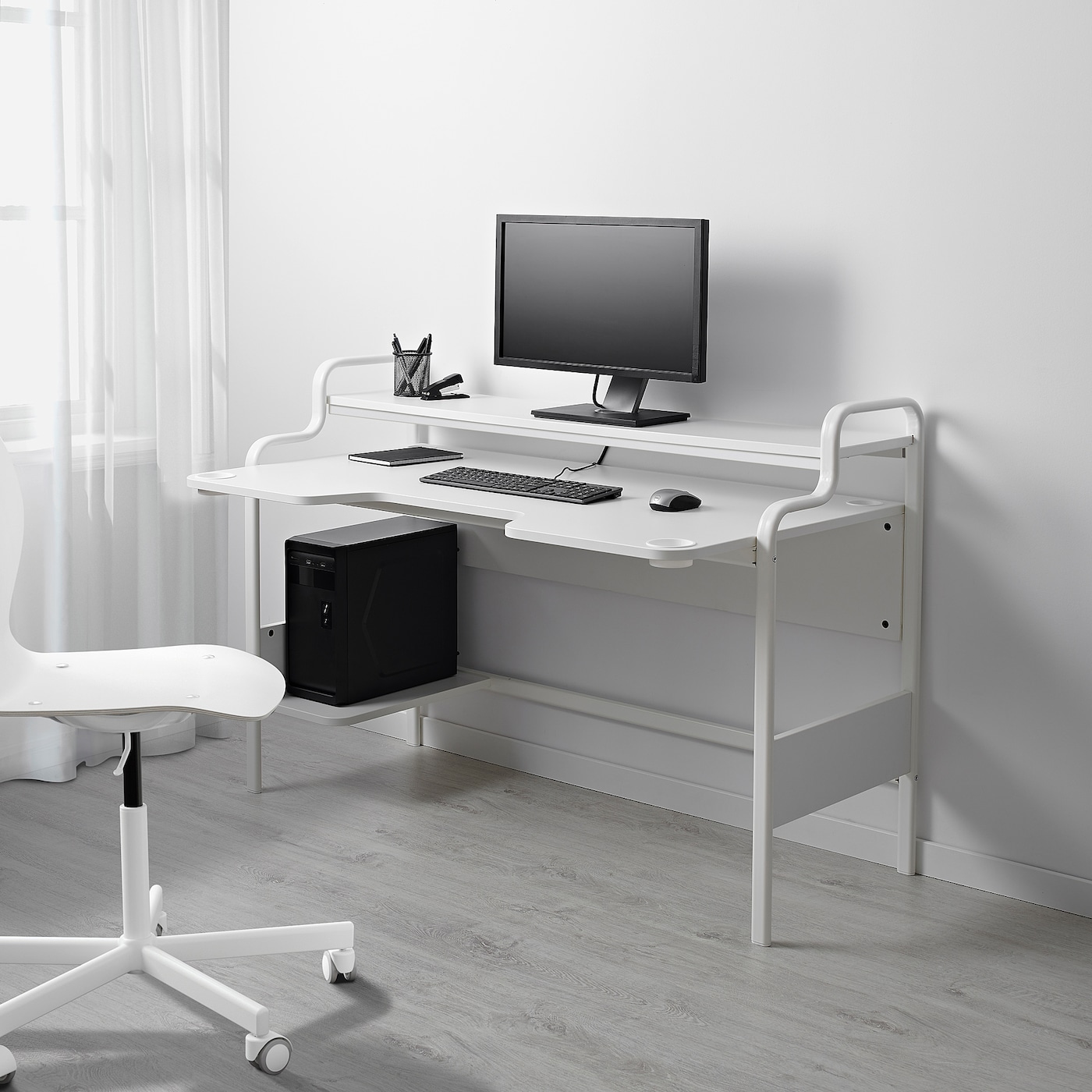 FREDDE gaming desk white - IKEA