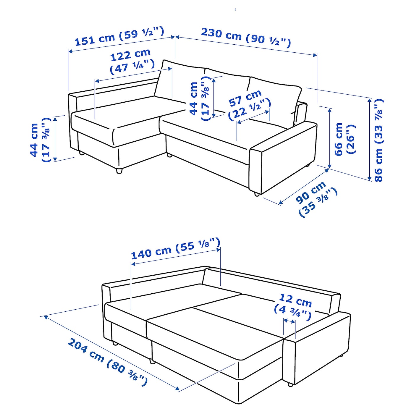 FRIHETEN corner sofa-bed with storage Hyllie beige - IKEA