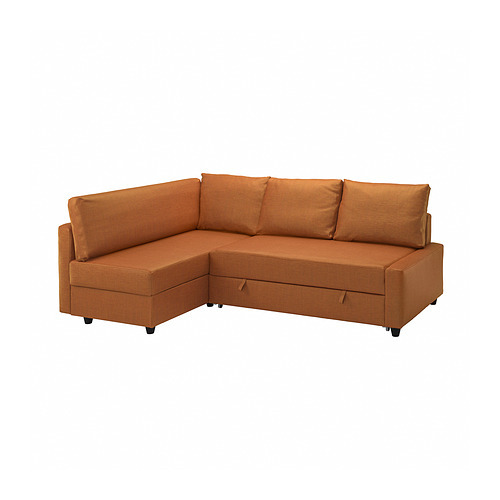 FRIHETEN / KLAGSHAMN corner sofa-bed with storage Skiftebo blue - IKEA