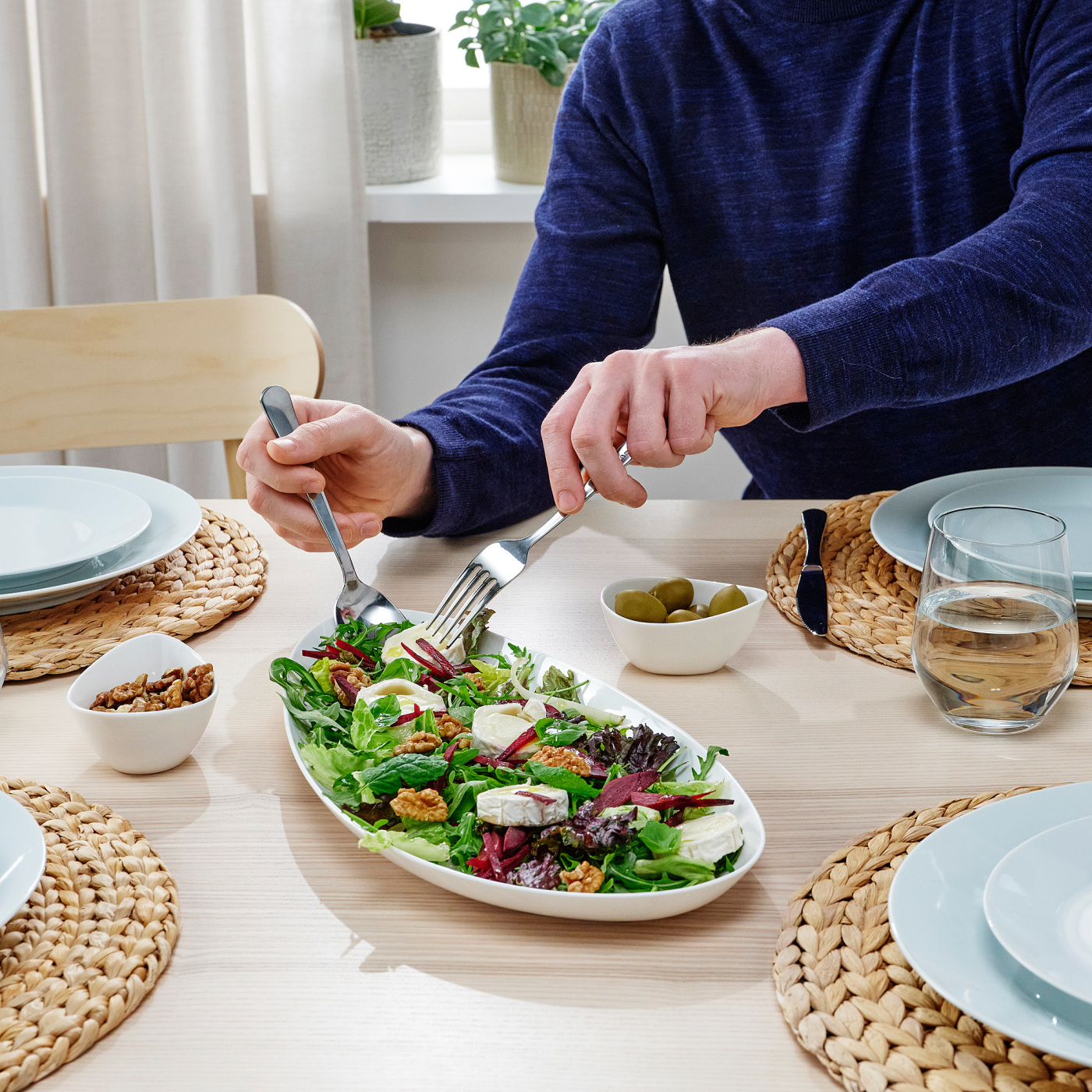 フィスプレ FRÖJDEFULL serving plate white - IKEA
